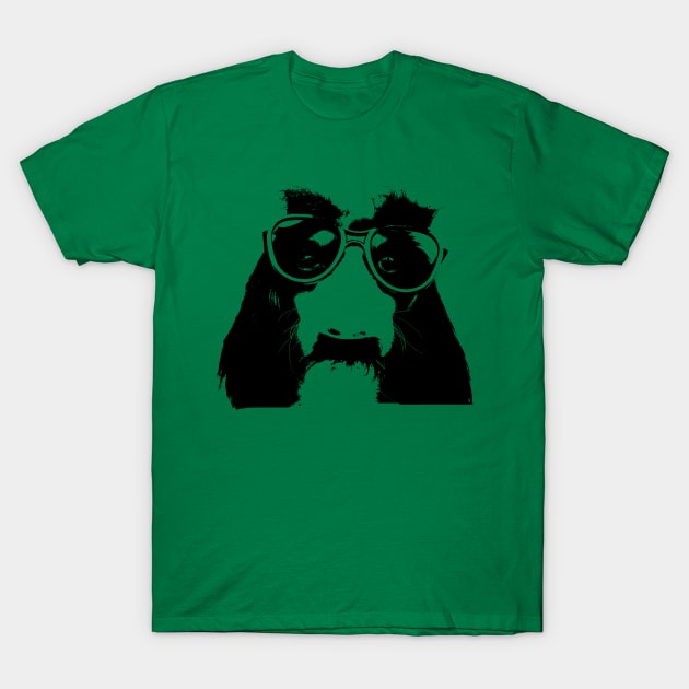 Dog with glasses T-Shirt by sroek